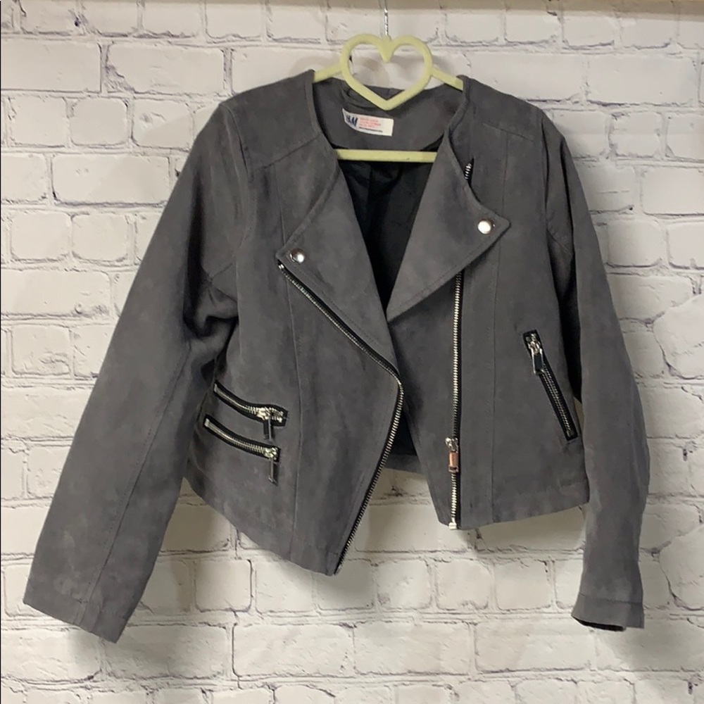 Cool suede like jacket for girls